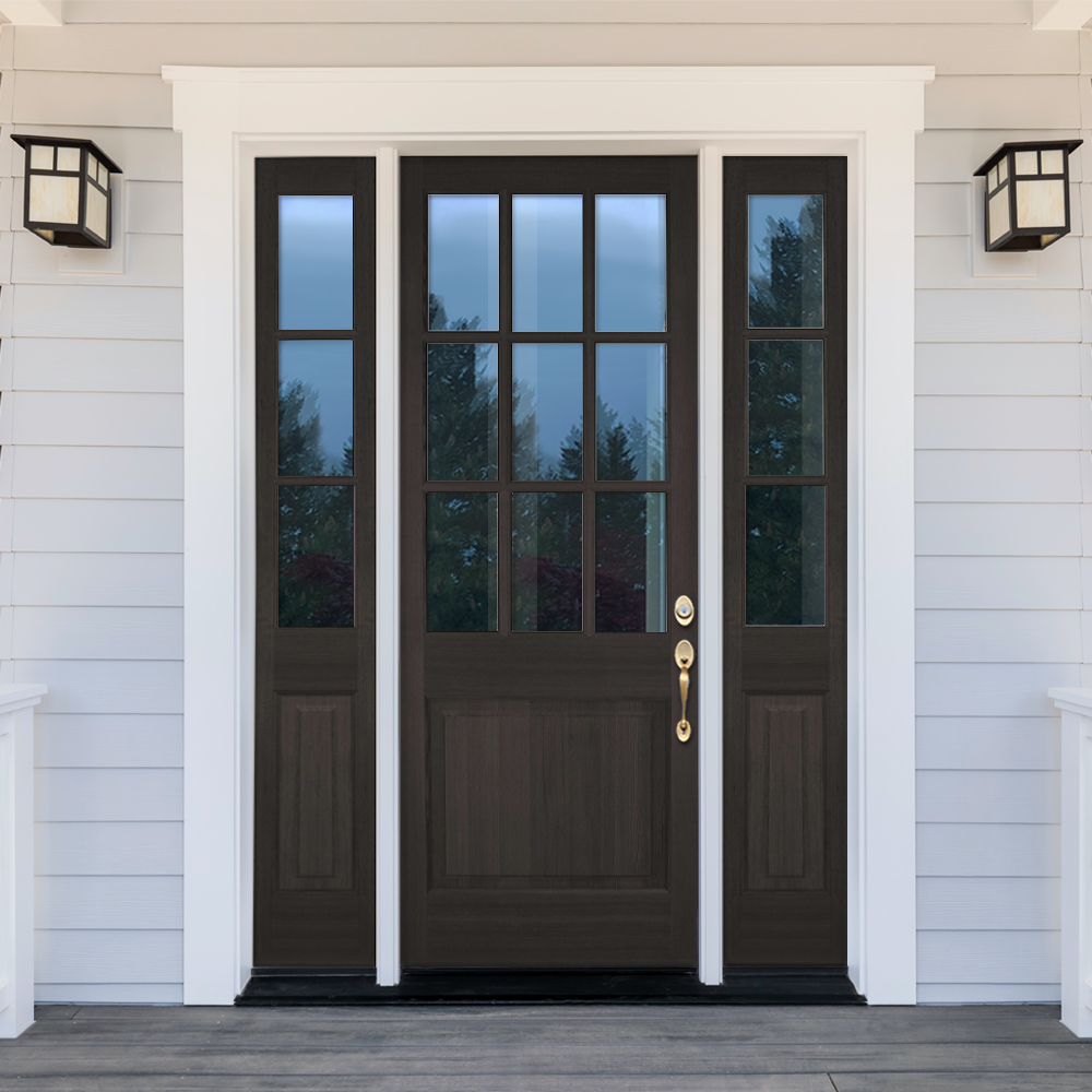 Krosswood Classic Douglas Fir 6 Lite Exterior Wood Door in Unfinished