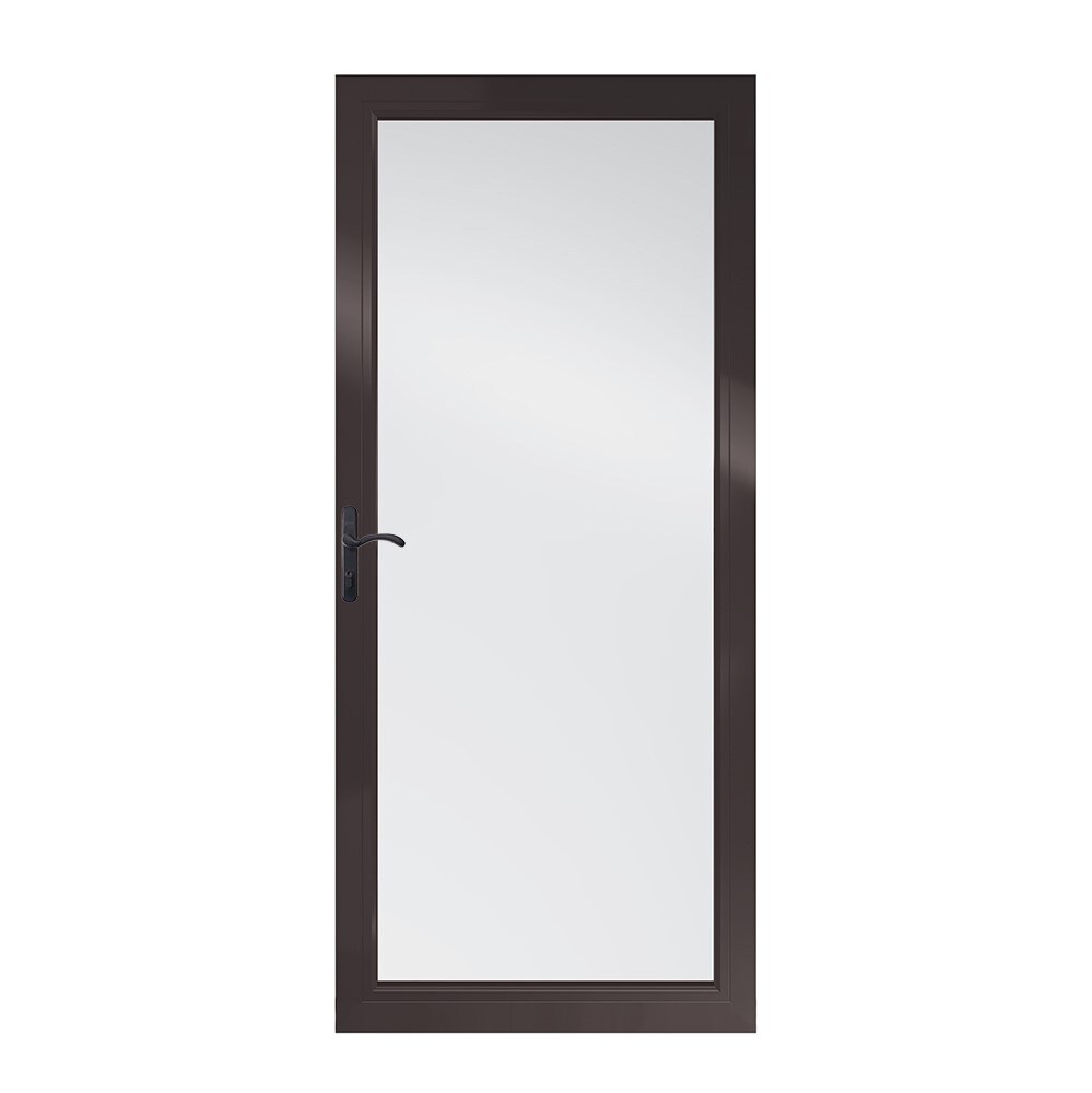 Andersen 34 x 80 in. ‍‍3000 Series Bronze Left-Hand Outswing Aluminum ...