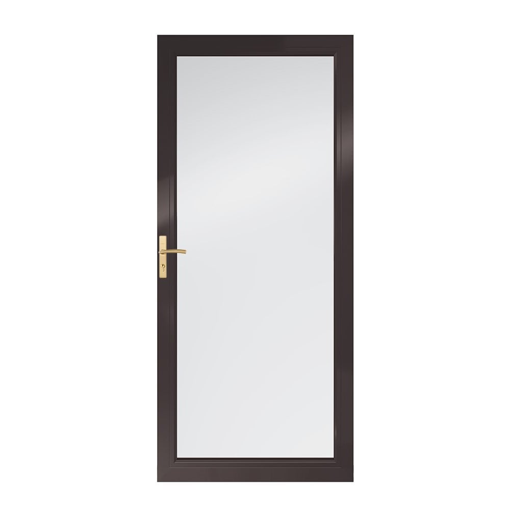 Andersen 30 x 80 in. 4000 Series Bronze Left-Hand Outswing Aluminum ...